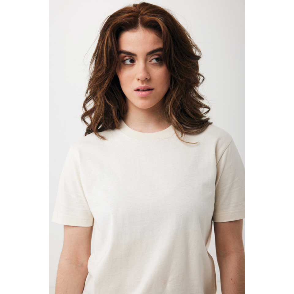 T-shirt publicitaire coupe boxy en coton recyclé Iqoniq Teide