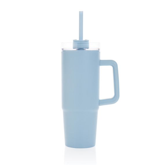 Mug publicitaire 900ml avec poignée en plastique recyclé RCS Tana