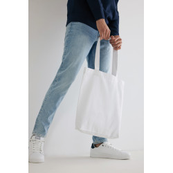 Sac publicitaire tote en coton recyclé avec fond amovible Impact AWARE™ écologique