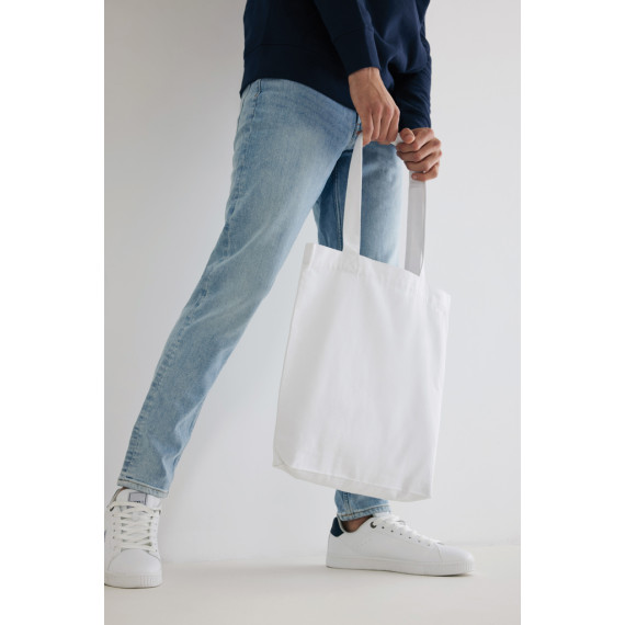 Sac publicitaire tote en coton recyclé avec fond amovible Impact AWARE™ écologique