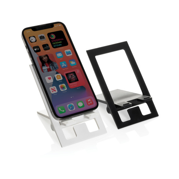 Support publicitaire téléphone pliable en plastique RCS SnapStand