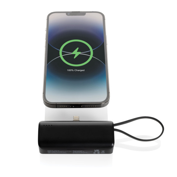 Powerbank publicitaire 3000mAh en plastique RCS connexion iOS Powerlink