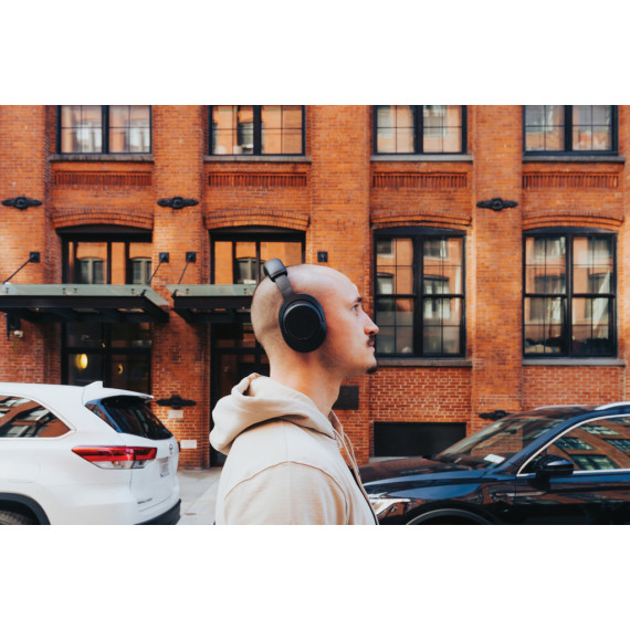 Casque publicitaire ANC sans fil réparable plastique recyclé RCS Irvine