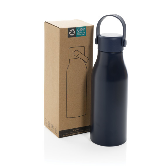 Bouteille publicitaire 680ml en aluminium recyclé certifiée RCS Pluto