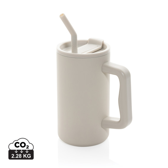 Mug publicitaire Cube 800ml en acier recyclé certifiée RCS