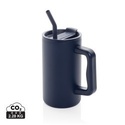 Mug publicitaire Cube 800ml en acier recyclé certifiée RCS