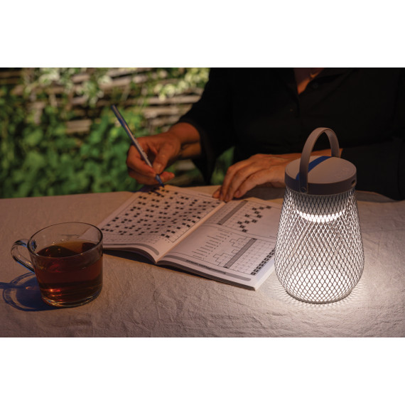 Lampe publicitaire de table rechargeable par USB en plastique RCS Aurora