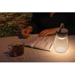 Lampe publicitaire de table rechargeable par USB en plastique RCS Aurora