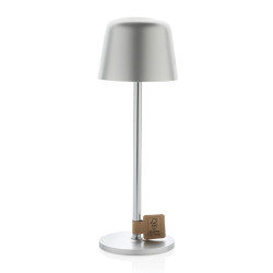 Lampe publicitaire de table rechargeable par USB en plastique RCS Zenic