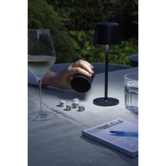 Lampe publicitaire de table rechargeable par USB en plastique RCS Zenic