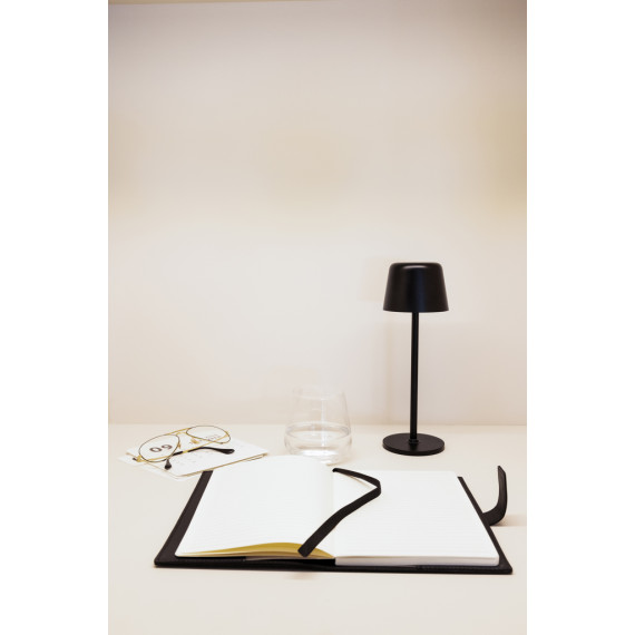 Lampe publicitaire de table rechargeable par USB en plastique RCS Zenic