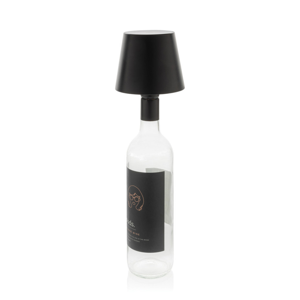 Lampe publicitaire à bouteille en plastique recyclé RCS Bottle Glow