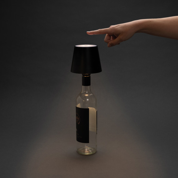 Lampe publicitaire à bouteille en plastique recyclé RCS Bottle Glow