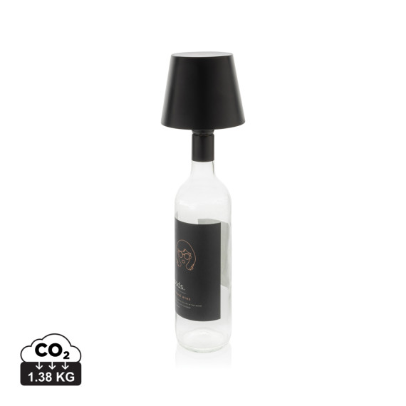 Lampe publicitaire à bouteille en plastique recyclé RCS Bottle Glow