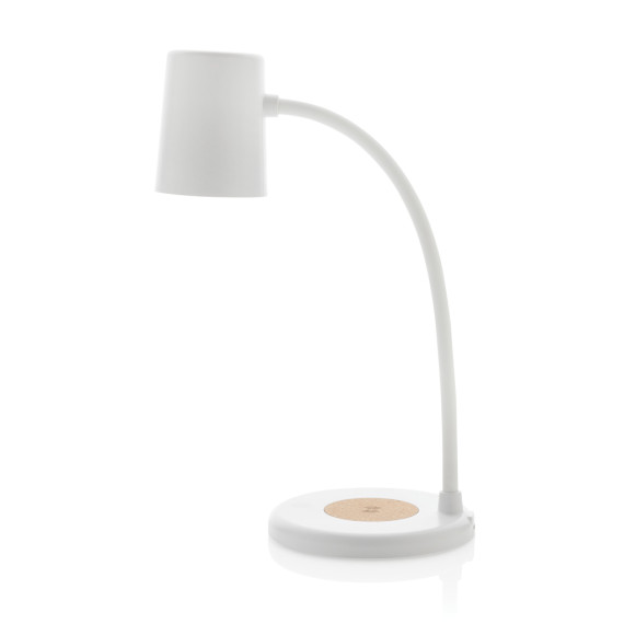 Lampe publicitaire de bureau 15W  en liège et plastique RCS Zenara