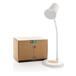 Lampe publicitaire de bureau 15W  en liège et plastique RCS Zenara