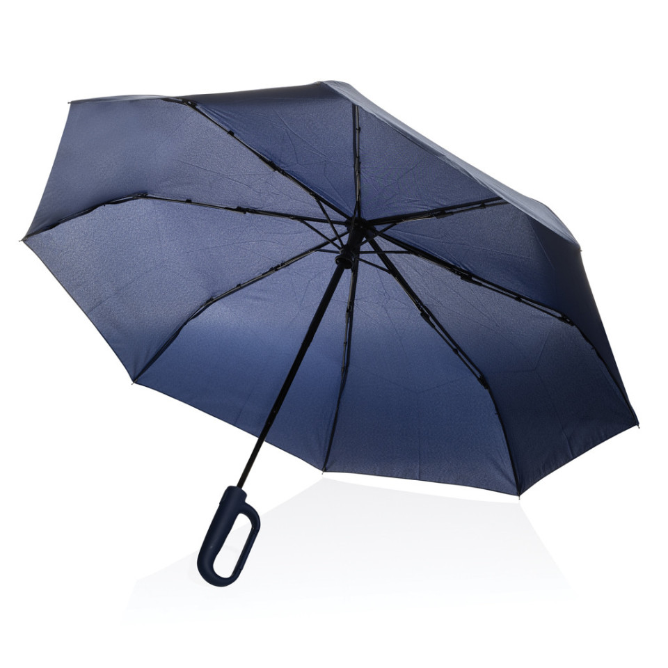 Parapluie publicitaire 21'' avec mousqueton en rPET AWARE™ Yara