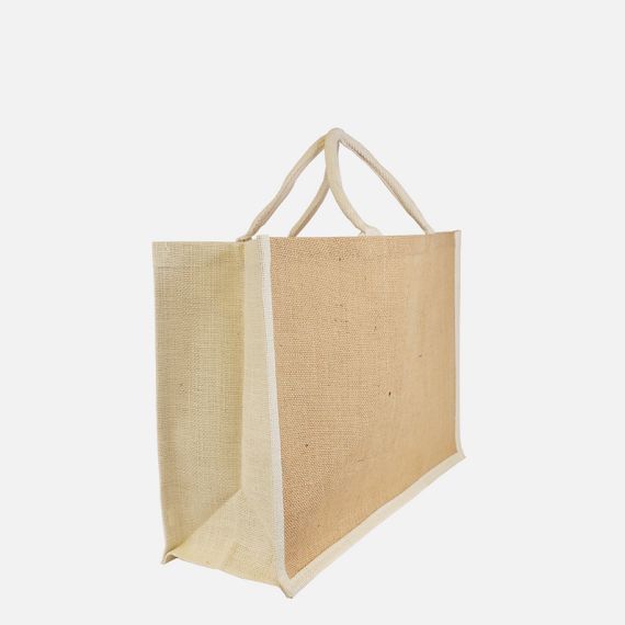 Sac publicitaire shopping Jute et Coton Bangalore 47x19x33 cm