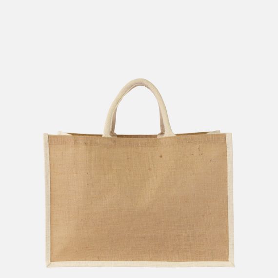 Sac publicitaire shopping Jute et Coton Bangalore 47x19x33 cm