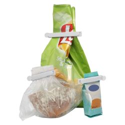 Clip 85 mm publicitaire fermeture sachets alimentaires