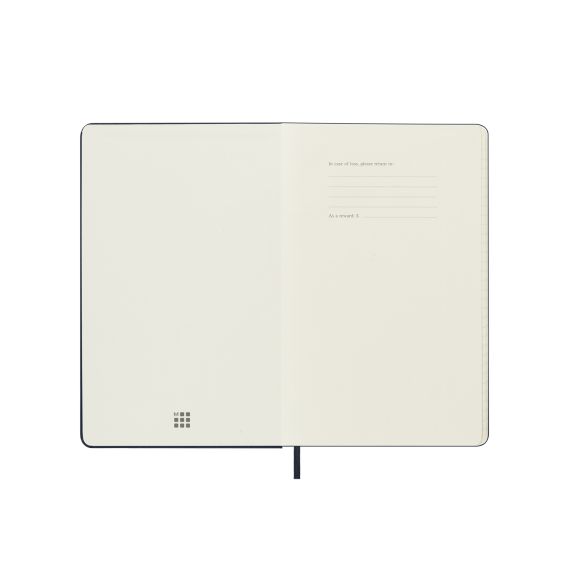 Agenda-carnet mensuel 12 mois Moleskine® personnalisé couverture rigide