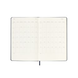 Agenda-carnet mensuel 12 mois Moleskine® personnalisé couverture rigide