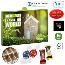 Calendrier de l'avent publicitaire fabriqué en Europe Premium Eco FSC recyclé Vegan 100 % recyclable