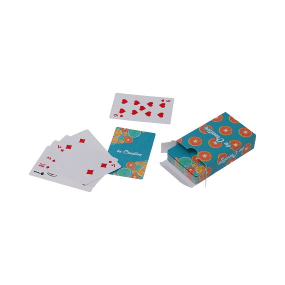 Jeu de 54 cartes personnalisé sur mesure Europe Express