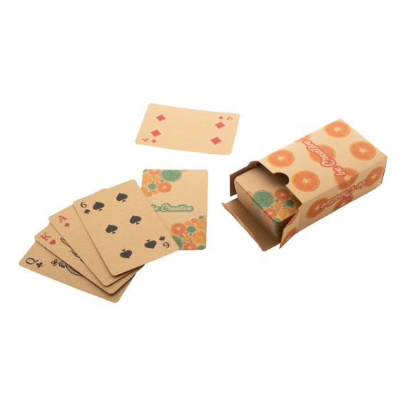 Jeu de 54 cartes personnalisé sur mesure Papier KAFT Europe Express