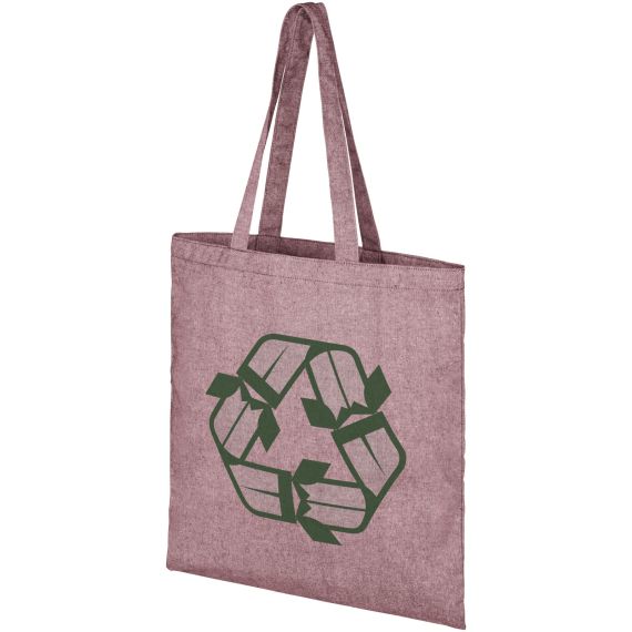 Sac shopping en coton recyclé publicitaire 210 gr/m² Pheebs