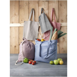 Sac shopping en coton recyclé publicitaire 210 gr/m² Pheebs