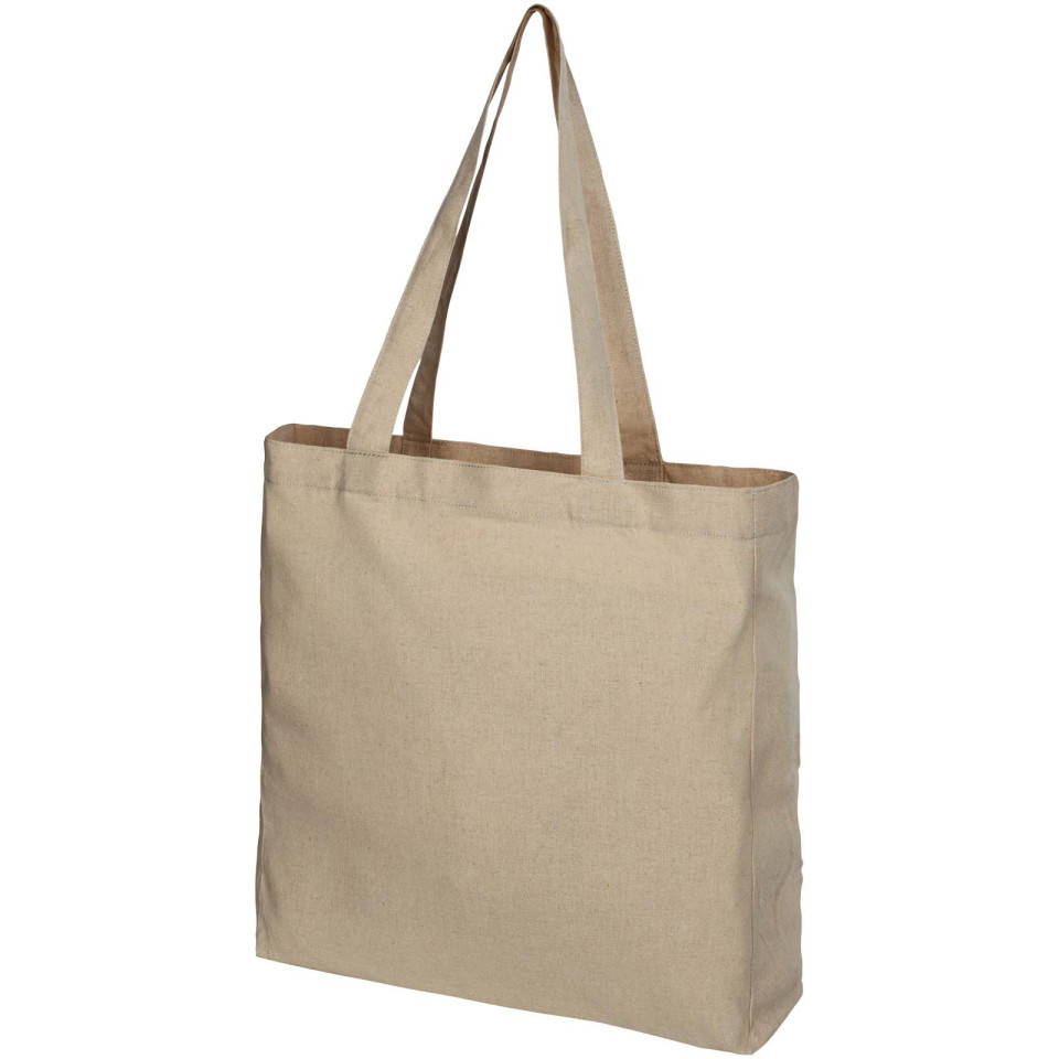 Sac shopping publicitaire Pheebs en coton recyclé 210 gr/m²