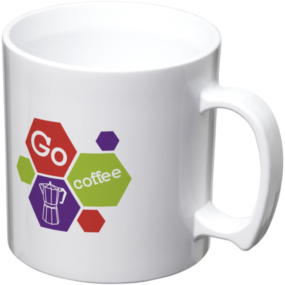 Mug publicitaire fabriqué en Europe en plastique Standard 300 ml