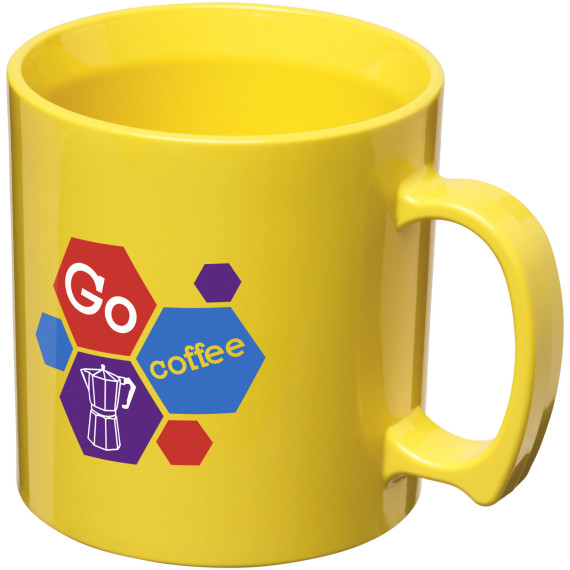 Mug publicitaire fabriqué en Europe en plastique Standard 300 ml