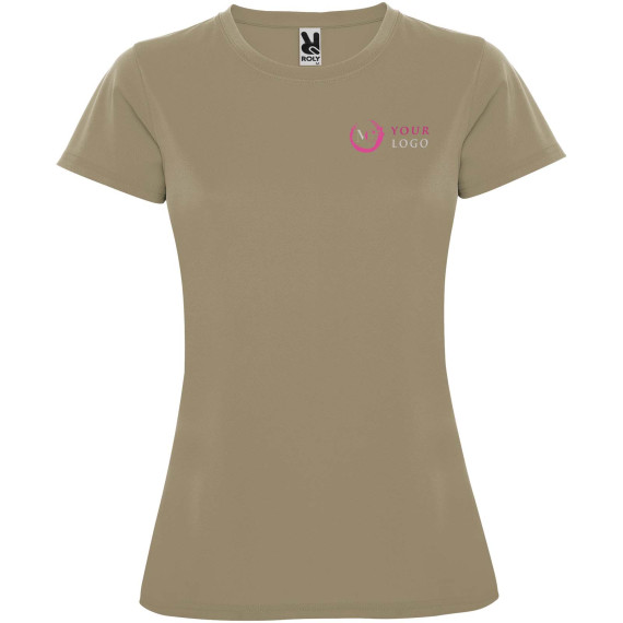 T-shirt publicitaire sport Montecarlo à manches courtes pour femme Roly