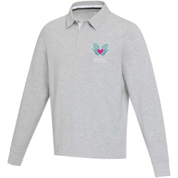 Sweatshirt publicitaire de rugbyen coton organique Clyde unisexe 280 g/m2