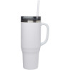 Mug publicitaire isotherme Melbourne 1200 ml certifié RCS avec paille