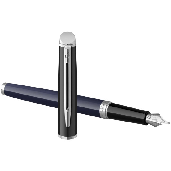 Stylo publicitaire plume Waterman Hemisphere avec habillage palladium