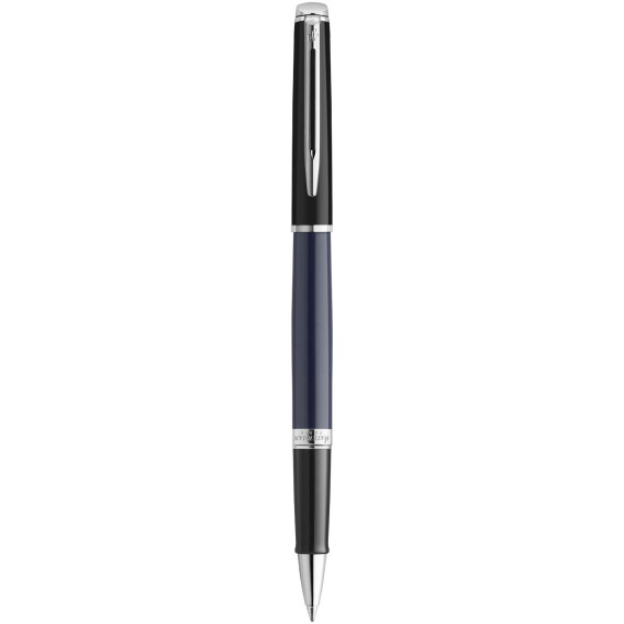 Stylo publicitaire roller Waterman Hemisphere avec habillage palladium