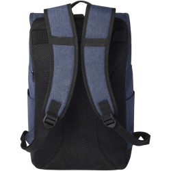 Sac publicitaire à dos Hoss avec rabat enroulable pour ordinateur portable de 15,6" 12L