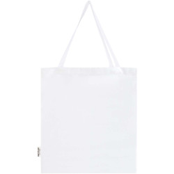 Sac publicitaire shopping à soufflets Madras en coton recyclé 140 g/m² certifié GRS