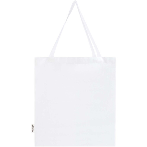 Sac publicitaire shopping à soufflets Madras en coton recyclé 140 g/m² certifié GRS