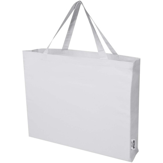 Grand sac shopping publicitaire Odessa en coton recyclé 220 g/m² certifié GRS