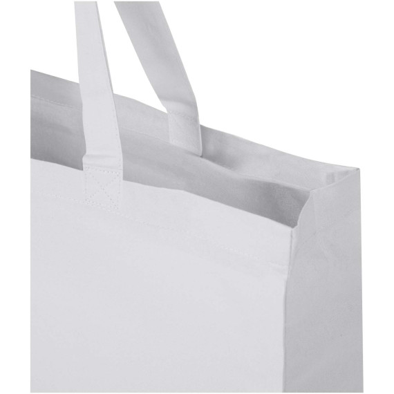 Grand sac shopping publicitaire Odessa en coton recyclé 220 g/m² certifié GRS