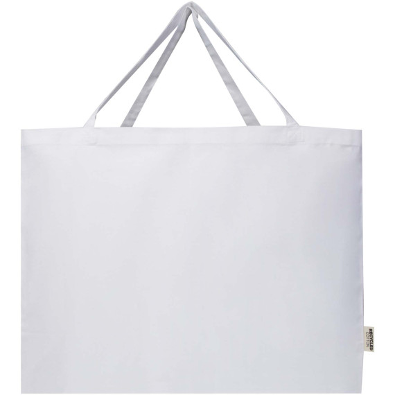 Grand sac shopping publicitaire Odessa en coton recyclé 220 g/m² certifié GRS