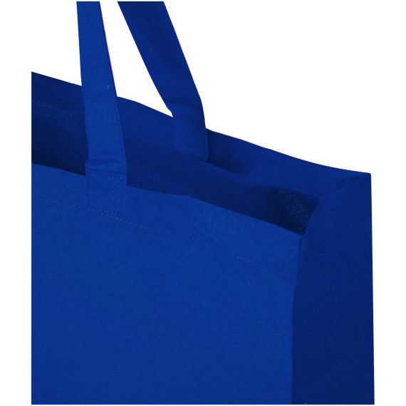 Grand sac shopping publicitaire Odessa en coton recyclé 220 g/m² certifié GRS