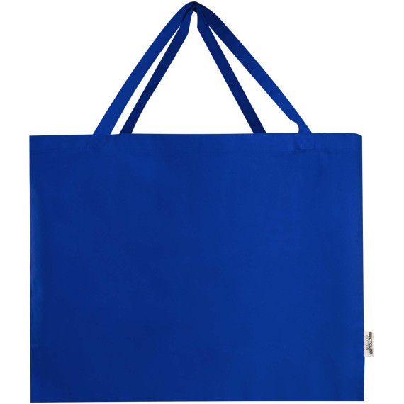 Grand sac shopping publicitaire Odessa en coton recyclé 220 g/m² certifié GRS