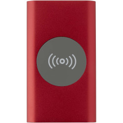 Batterie publicitaire de secours sans fil en aluminium recyclé Juice type-C de 4 000 mAh