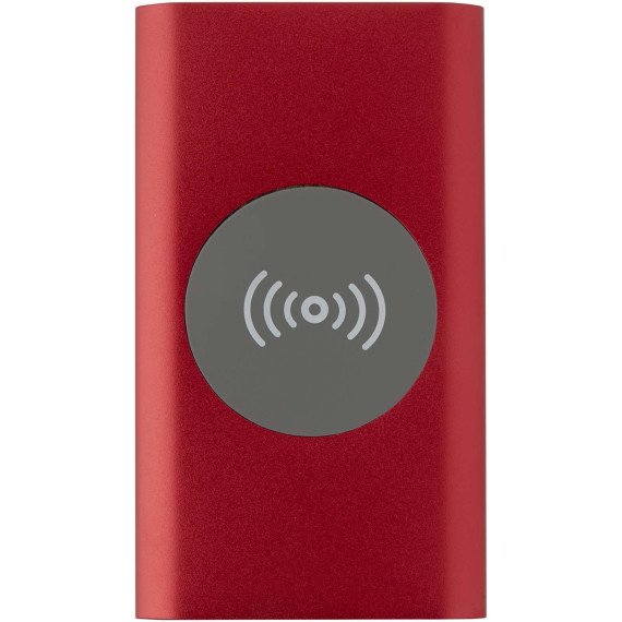 Batterie publicitaire de secours sans fil en aluminium recyclé Juice type-C de 4 000 mAh