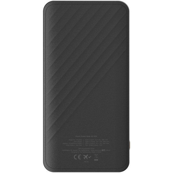 Batterie publicitaire de secours à charge rapide Xtorm XG220 Go2 de 15 W et 20 000 mAh